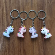 GANTUNGAN 3D Unicorn Keychain type 4 cute miniature figure keychain