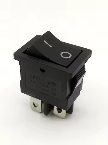 5pcs/lot 13x19 mm KCD SPST 4PIN Snap-in on off switch Position Snap Boat Rocker Switch 6A/250V High 