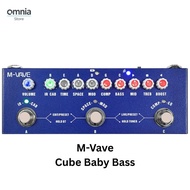 MVAVE Cuvave Cube Baby Bass, Electric, Acoustic Multi Effect Portable Bass Guitar Effects