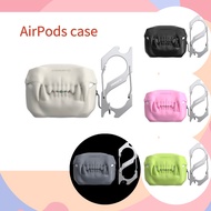 [5 Colors] Fangs Earphone Case Suitable for AirPods pro Protective Case Vampire Teeth 808FC Original