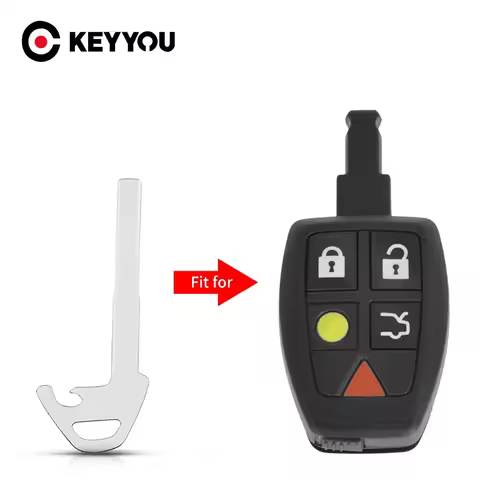 KEYYOU Remote Key Shell Blank Key Blade For Jaguar X S-Type XF XK XK For Volvo XC60 S80 S60 S40 Fob 
