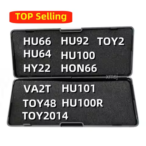 Lishi 2 in 1 HU66 HU64 HU92 HU100 HU101 HU100R HON66 HY22 TOY2014 VA2T TOY48 TOY2 2 IN 1 lishi tool