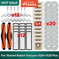 Compatible for Xiaomi X20 Plus / X20+ Xiaomi X10 Plus / X10+ C102 Accessories Bags Hepa Filter Mop C