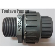 Trillion Water Pvc Outer Thread Nut 1 X 3/4"