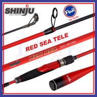 5kg Max Load Shinju Red Sea Tele (1.8m-2.10m) FUJI Top Guide Portable Telescopic Rod