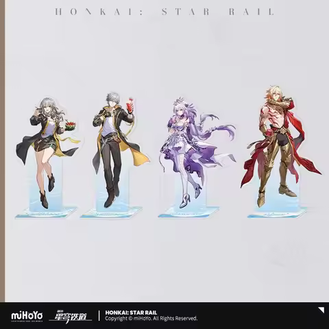 [Genuine] miHoYo Game Honkai Star Rail Acrylic Standee Caelus Mydei Castorice Desktop Ornament Anime