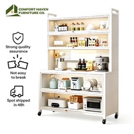 Comfort Haven Furniture Co. Kitchen Cabinet Storage Rack Dapur Rak Organizer Shelf Microwave Oven
