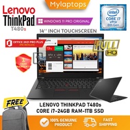 LENOVO THINKPAD T480S/T470S - CORE i7 / 24GB RAM / 1TB SSD / WINDOWS 11 PRO / 1 YEAR WARRANTY