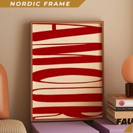 Wall paintings,Typography Poster, Red Wall Art, Amour Poster, Bedroom Decor, Gift For Girlfriend, Do