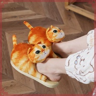 Cat Slippers for Women/Men, Cute Cat Slippers for Home, Anti-slip Fuzzy Kitty Slippers, Animal Slipp