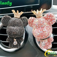 LANFY Car Aromatherapy Car Styling Creative Bear Fragrance Diffuser Aroma Diffuser Car Decoration Air Vent Clip