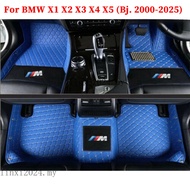For BMW X1 X2 X3 X4 X5 (Bj. 2000-2025) -Custom Luxury waterproof -Right hand drives Car Floor Mats
