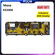 Heavy Duty Sharp ESX858 ESX-858 (6 Buttons) Washing Machine Main Control Power PCB Board PCBoard (23