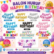 Foil Balloon Set "HAPPY BIRTHDAY" (13 Letters) Birthday Decoration Birthday Balloon Happy Birthday B