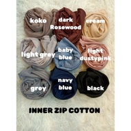 7E ONLINE SHOP INNER NECK ZIP