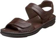 Propet Women's W3202 Europa Walker Sandal,Brown Smooth,7 X (US Women's 7 EE), Brown Smooth, wide