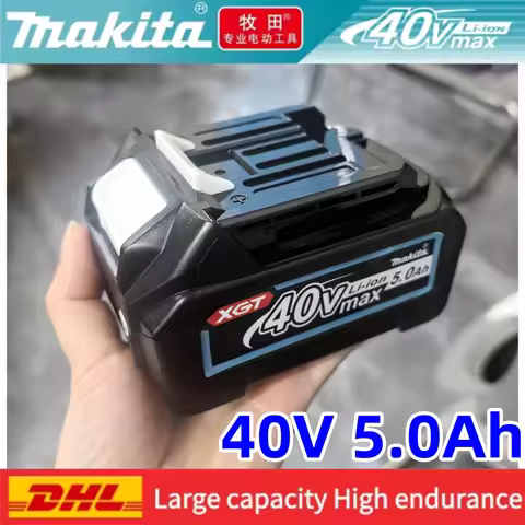 Makita 40V MAX XGT Lithium Ion Battery 5.0AH Original Battery BL4020 BL4025 BL4040 BL4050 BL4080 for