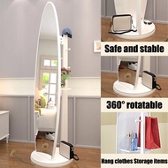 Standing Mirror Full Body Mirror with Rotatable Hanger Mirror Full Length Mirror Dressing Mirror