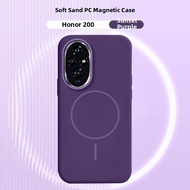 Xian Ge Li | Honor 200 pro New Model Frosted Magnetic Absorption Protective Case Resin Hard Shell Wi