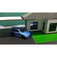 DIORAMA HOUSE DESIGN E For Hotwheels MiniGT Inno64 Tomica Diecast Anime Project