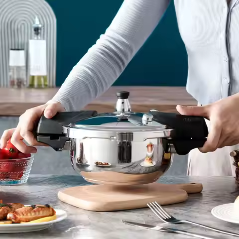 Mini Pressure Cooker Food Grade 304 Stainless Steel Household Induction Cooker Gas Stove Universal S