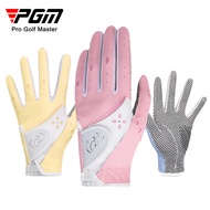 PGM Golf Gloves Women's Golf PU Belt Non slip Grain Gloves
