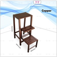 3V MITTA Foldable Metal Step Stool / Steel Chair / Ladder Stool / Chair / Kerusi Bertangga (Copper)