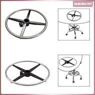 [BububuMY] Drafting Stool Foot Rest Ring Desk Chair Turntable for Salon Chair Home