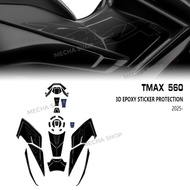 3D Resin Sticker Protection Kit For TMAX560 T MAX 560 2025 2026