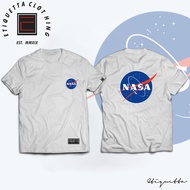 Pocket Tee - NASA เสื้อยืดลำลองฤดูร้อน S-5XL