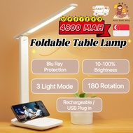 [SG] LED Table Lamp Study Foldable Desk Light Bedroom Bedside Touch Control Dimmable 台灯