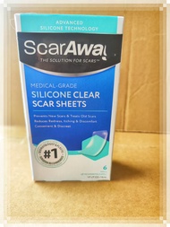 ScarAway Silicone Scar Sheets Medical Grade Scar Treatment for Surgery Scar C Section Scar Keloid Sc