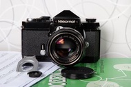 🇯🇵Nikon Nikkormat FTN黑機 +Nikkor auto s.c 50mm/1.4 Lens.