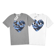 CDG Play Camo Heart T-Shirt