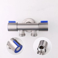 Van chia nước 2 đầu ra có khóa nước riêng biệt ren tiêu chuẩn phi 21 van giảm áp