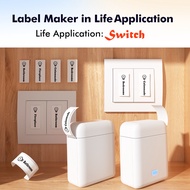 [SG Stock]Bluetooth Label Printer Portable Printer Mini Printer Thermal Label Printer Barcode Printe