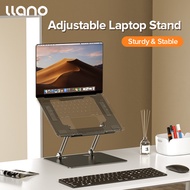 Llano Laptop Stand Adjustable Aluminum Laptop Riser Laptop Cooling Stand For 10-17 inch