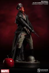 ~熊貓熊~全新 Sideshow 1/4 限定版 漫威 美國隊長 Red Skull 紅骷髏 雕像 SC-300200