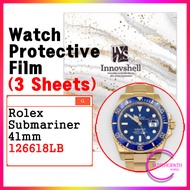 Protective Sticker for Rolex Submariner 41mm (3 sheets) 126618LB / Scratch & Contamination Preventio