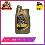 Eni i-Ride MOTO 4T Tec 10W40 Fully Synthetic Motorcycle Engine Oil (1L)