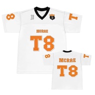 Tate McRAE jerseys for Spring 2025/Summer Men's and Women's T8 McRAE football T-shirts, V-neck plus 