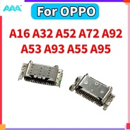 5-30pcs For Oppo A16 A32 A52 A72 A92 A53 A93 A55 A95 USB Charging Connector Plug Dock Socket Port