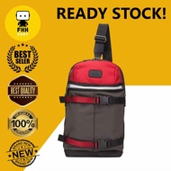 Tumi Men Abbott Sling Backpack Original Original - Dark Gray Red