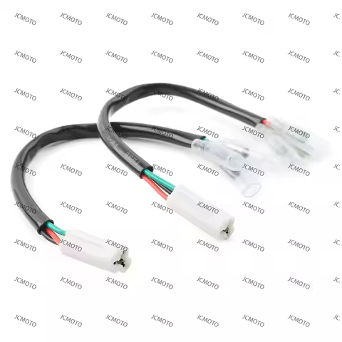 2pcs For Yamaha R1 R3 R6 FZ1 FZ6 FZ07 FZ09 FJ09 Motorcycle 3-Wire Front Turn Signal Splitter Connect