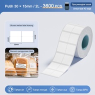 NIIMBOT K3 Printer Label Bluetooth 203DPI High-Speed Auto Cutting - Cetak Label Harga Barcode Stiker