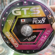 GAWAS GRENT TENSILE (GTS)X8 PE BRAID MULITICOLOR