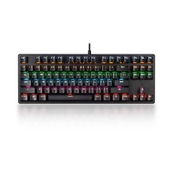 87-key Mechanical Keyboard Wired Keyboard RGB Backlit Keyboard Blue Switch/ 26-key Rollover/ Multime