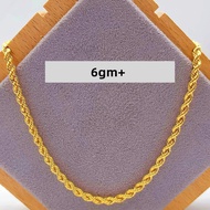 916 Gold Hollow Rope Chain ( 6gm+)