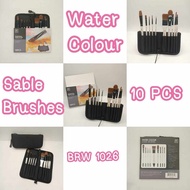 🔥 Professional Colour Paint Brush Set Wallet Art Supplies(BRO1029/BRW1026/BRG1027/BRA1028) (Pack for