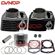62mm Motorcycle Cylinder Kit Set For Haojue Suzuki HJ150-7 HJ150-23A HJ150-8 HJ150 HJ 150 HJ150-6-6A